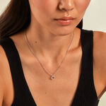 Collier Enorig Argent Blanc Oxyde De Zirconium - Colliers fantaisie Femme | Histoire d&rsquo;Or