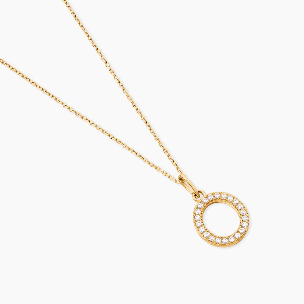 Pendentif Lettre O Or Jaune Oxyde - Cadeaux de naissance Famille | Histoire d&rsquo;Or