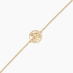 Bracelet Dahlila Argent Dor&eacute; A L'Or 750/1000 - Bracelets Boheme Femme | Histoire d&rsquo;Or