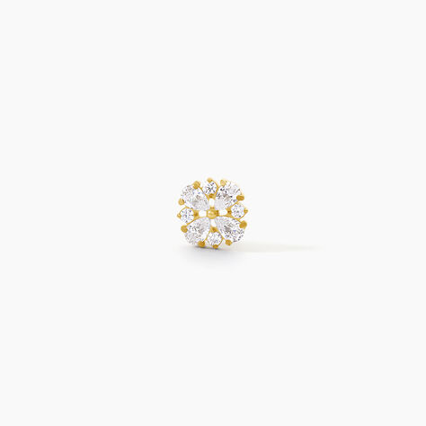 Piercing Stilla Titane Jaune Oxyde De Zirconium - Piercings d'oreilles Femme | Histoire d&rsquo;Or