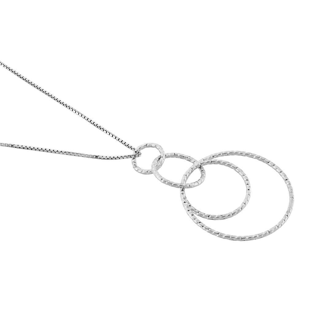 Collier Flaura Argent Blanc - Colliers fantaisie Femme | Histoire d&rsquo;Or