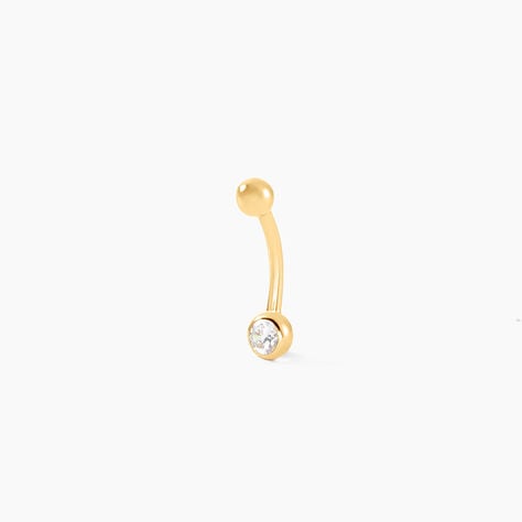 Piercing De Nombril Jan Or Jaune Oxyde De Zirconium - Bijoux Femme | Histoire d&rsquo;Or
