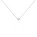 Collier Natacha Argent Blanc Oxyde De Zirconium