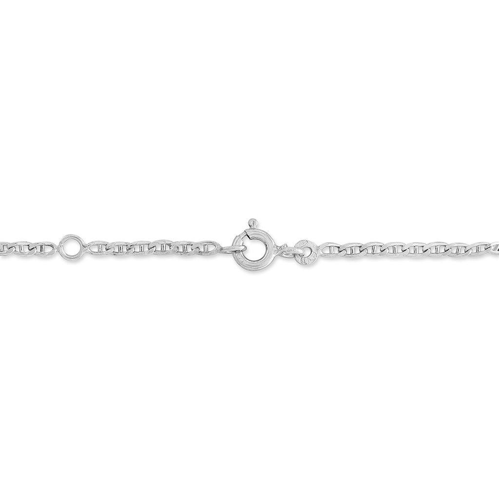 Bracelet Identité Fanelia Or Blanc - Bracelets Communion Enfant | Histoire d’Or
