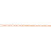 Bracelet Ophelio Maille Alternee 1/1 Or Rose - Bracelets chaîne Femme | Histoire d’Or