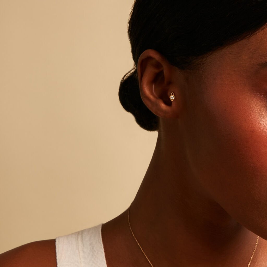 Piercing Shay Or Jaune Oxyde De Zirconium - Bijoux Femme | Histoire d&rsquo;Or
