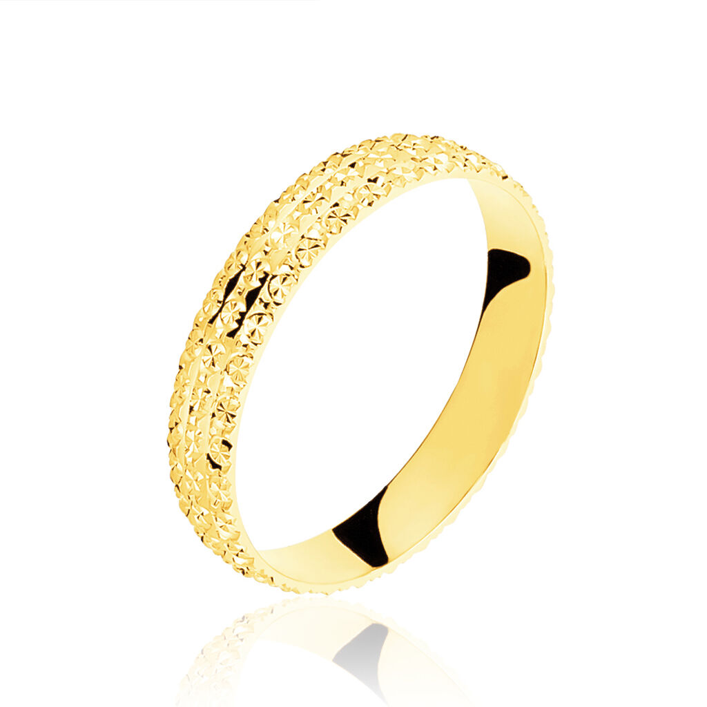 Alliance Roxie Ruban Plat Or Jaune - Alliances Unisex | Histoire d&rsquo;Or