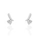 Boucles D'oreilles Pendantes April Argent Blanc Oxyde De Zirconium - Boucles d'oreilles fantaisie Femme | Histoire d’Or