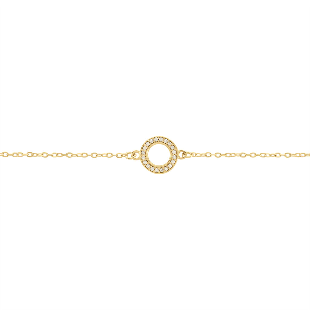 Bracelet Plaqué Or Klaar Oxydes De Zirconium - Bracelets Femme | Histoire d’Or