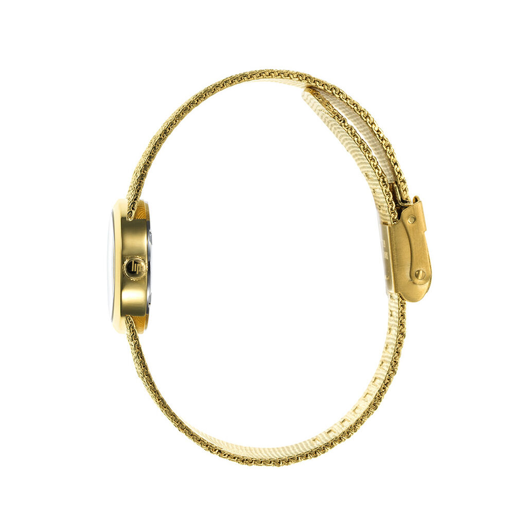 Montre Lip Henriette Diamant Nacre Noire - Id&eacute;es cadeaux Femme | Histoire d&rsquo;Or