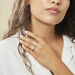 Bague Arjun Or Blanc Oxyde De Zirconium - Bagues solitaires Femme | Histoire d’Or
