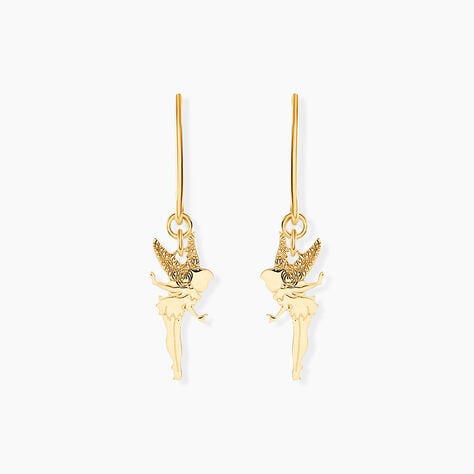 FEE 1 Damen Ohrringe Lang Gold 375 (9 Karat) - Figur Fee - Boucles d'oreilles pendantes Femme | Histoire d’Or