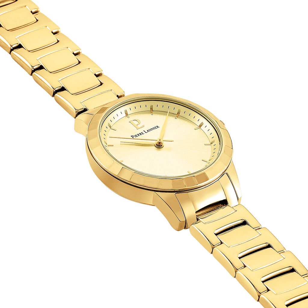 Montre Pierre Lannier Galiera Dor&eacute; - Montres Femme | Histoire d&rsquo;Or