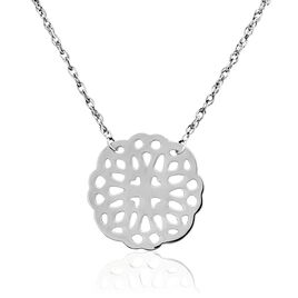 Collier Marie-joele Acier Blanc - Colliers fantaisie Femme | Histoire d’Or