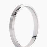 Alliance Rominus Palladium Blanc Ruban - Alliances Unisex | Histoire d&rsquo;Or