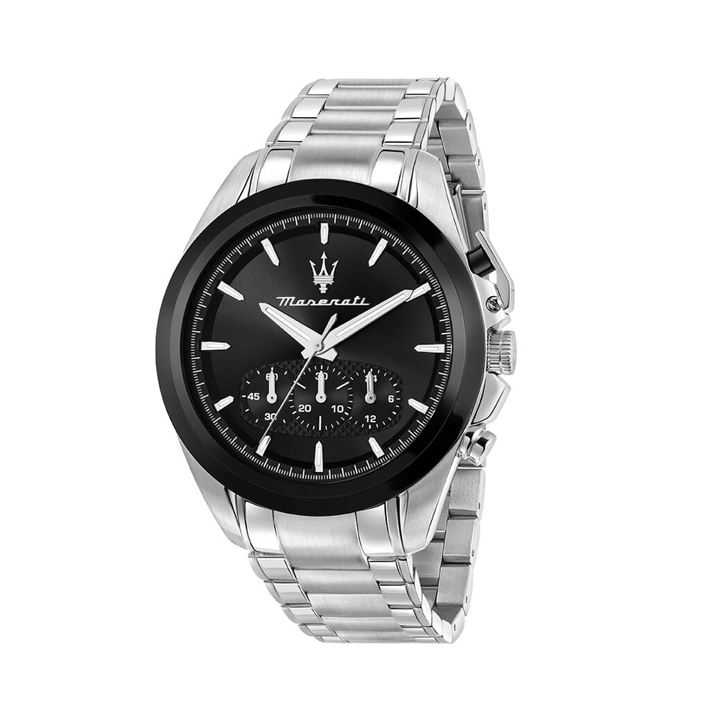 Montre Maserati Traguardo Noir - F&ecirc;te des p&egrave;res Homme | Histoire d&rsquo;Or