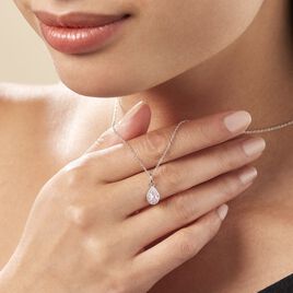 Collier Argent Blanc Tania Oxyde De Zirconium - Colliers fantaisie Femme | Histoire d’Or
