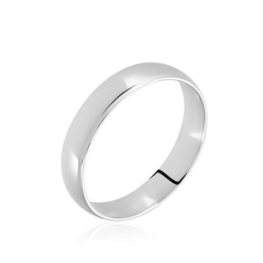 Alliance Sonia Demi Jonc Confort Or Blanc Alliance Sonia Demi Jonc Confort Or Blanc