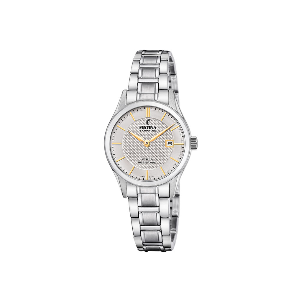 Montre Festina Swiss Made 29 Gris - Nouveautés montres Femme | Histoire d’Or