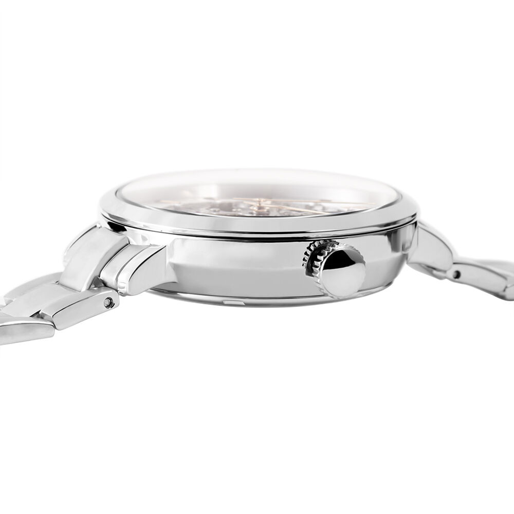 Montres Pierre Lannier 303F621 Acier Blanc Ronde - HIMFB4F0190 • Histoire  d'Or