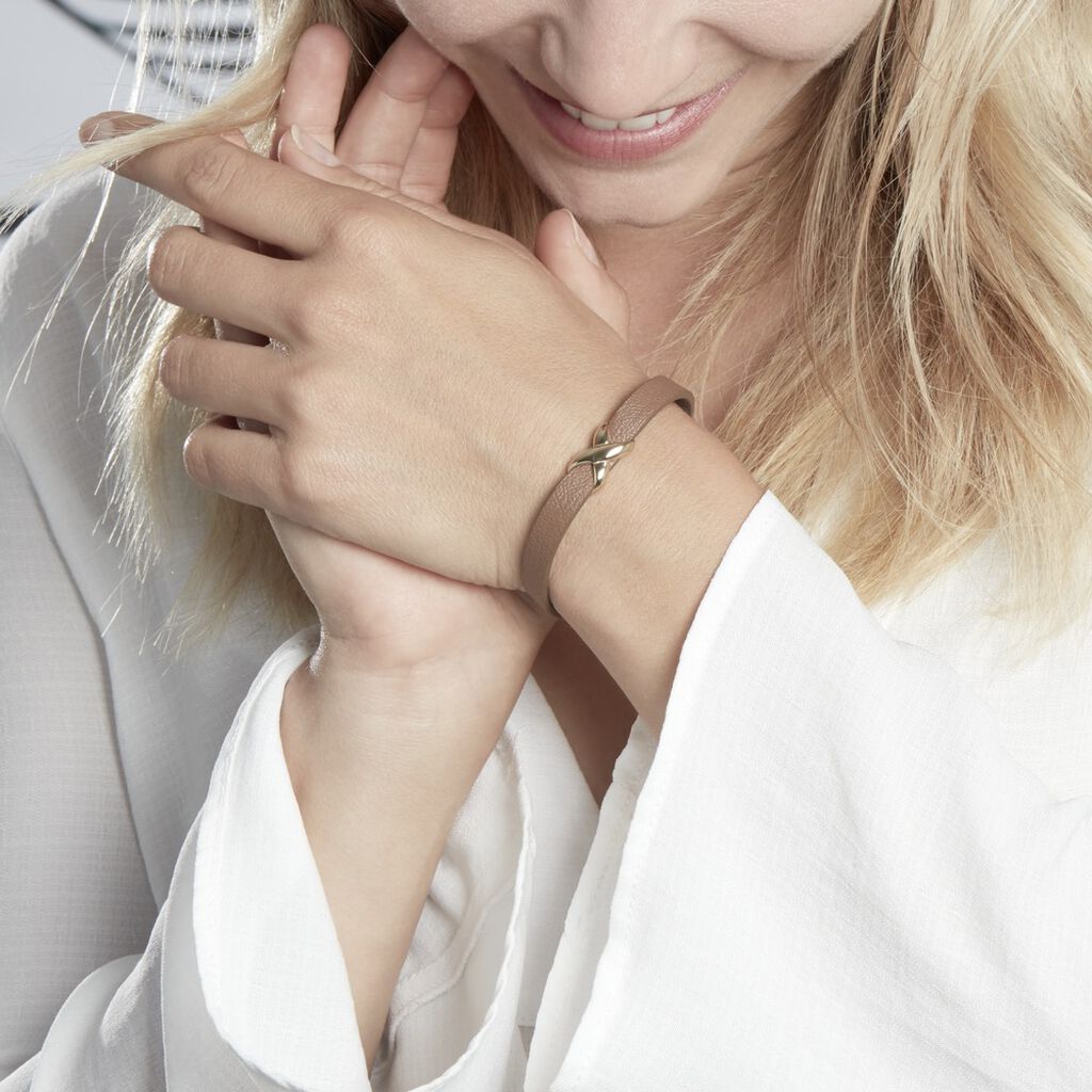 Bracelet Laetus Acier Jaune - Bracelets Femme | Histoire d’Or