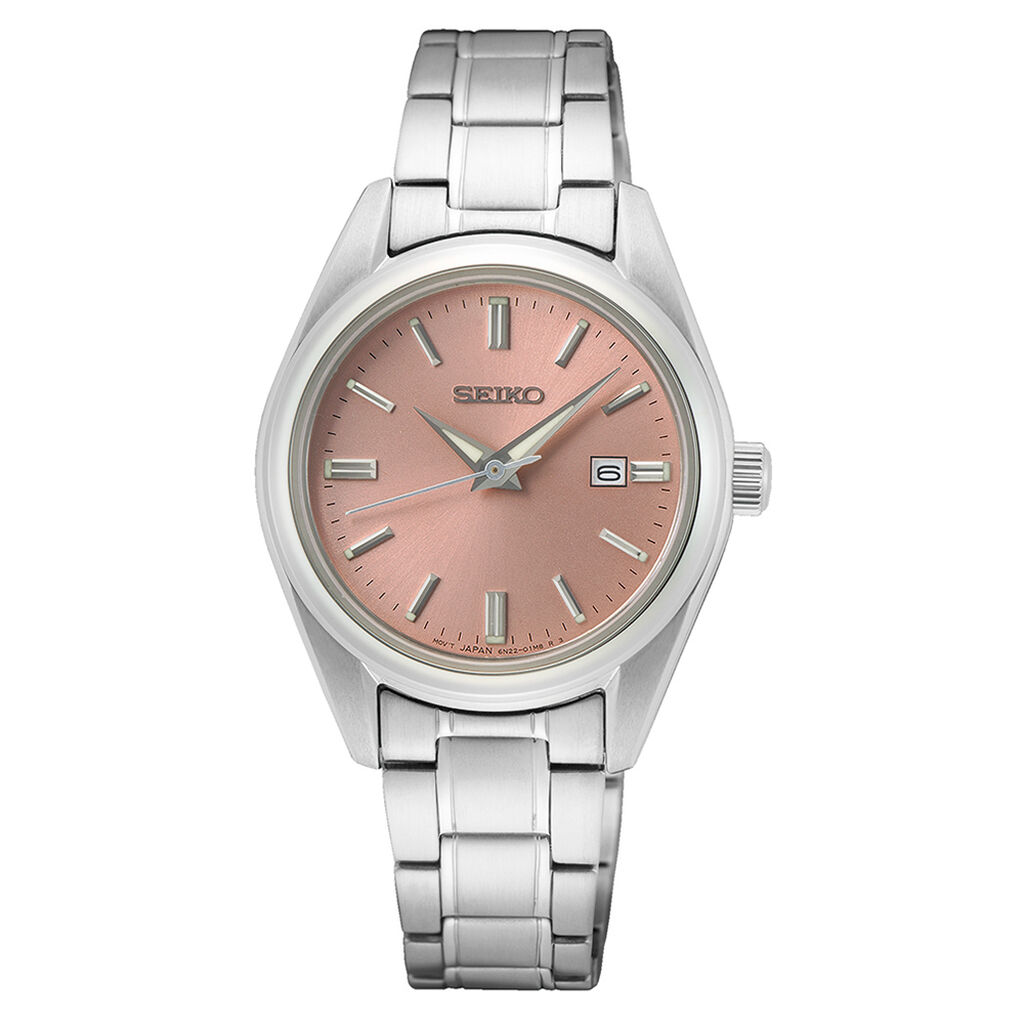 Montre Seiko Classique Rose - Montres Femme | Histoire d&rsquo;Or