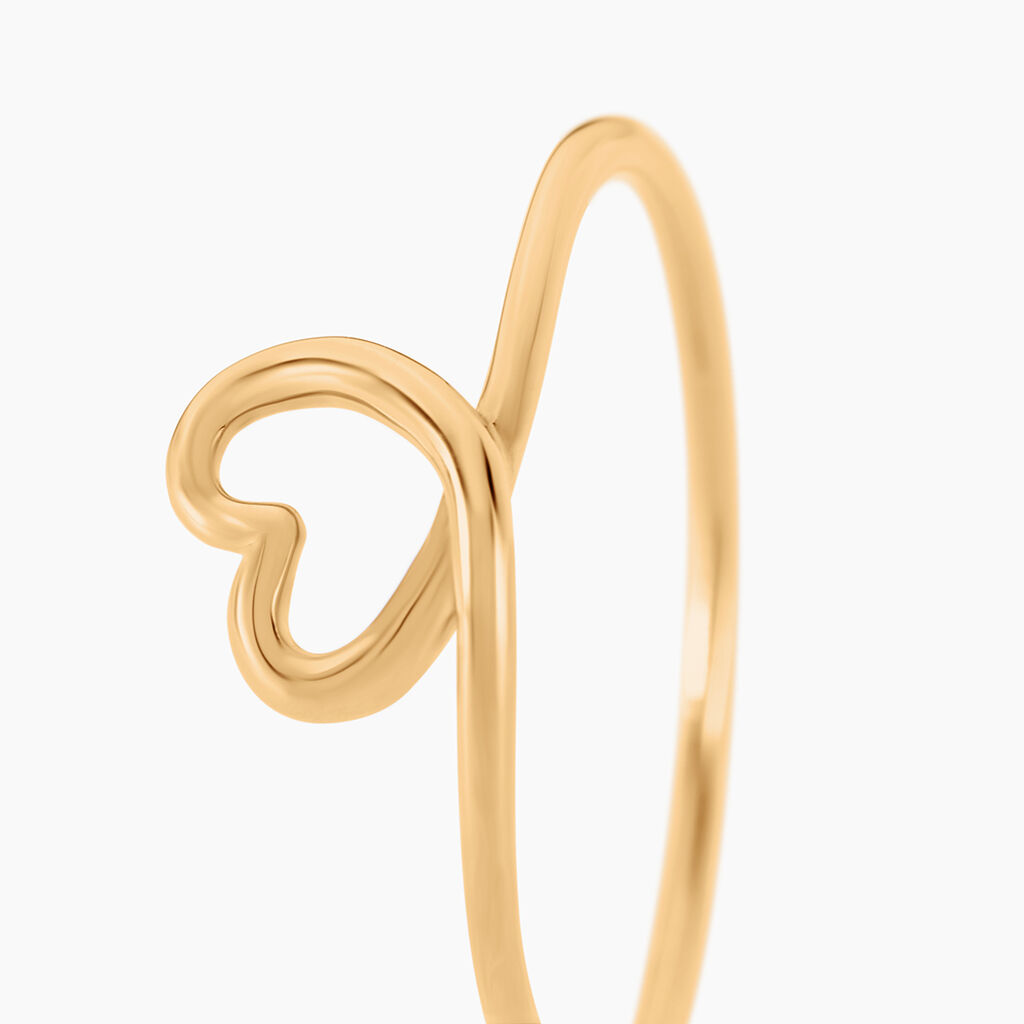 Bague Lionia Plaque Or Jaune - Bagues fantaisie Femme | Histoire d&rsquo;Or