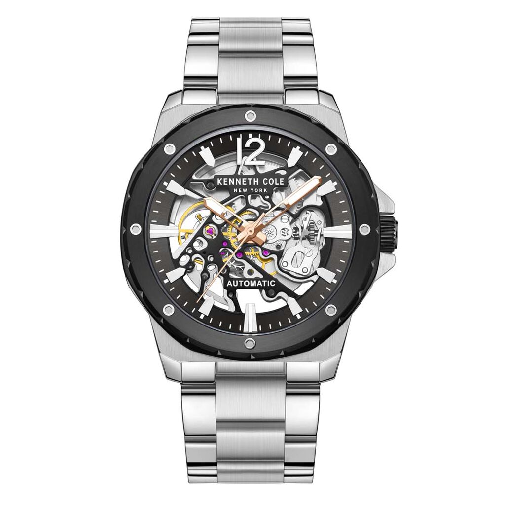 Montre Connectée Kenneth Cole Connect Homme – G0827A, Silicone Bicolore, 50 Mm