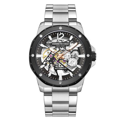 Montre Kenneth Cole Automatic Bicolore Blanc / Noir - Montres Homme | Histoire d’Or