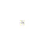 Boucle D'oreille Puce Unitaire Victoria Or Jaune Diamant - Clous d'oreilles Famille | Histoire d&rsquo;Or