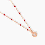 Collier Polka Argent Rose Oxyde De Zirconium - F&ecirc;te des m&egrave;res Femme | Histoire d&rsquo;Or