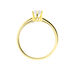 Bague Solitaire Ruken Or Jaune Diamant - Bagues solitaires Femme | Histoire d’Or