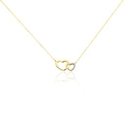 Collier Or Jaune Silana Diamants - Colliers Coeur Femme | Histoire d’Or
