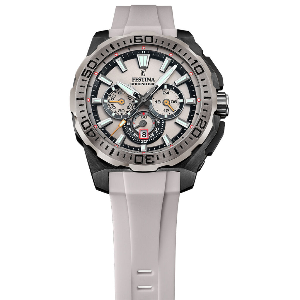 Montre Festina Chrono Bike 3 Taupe - Nouveautés Homme | Histoire d’Or