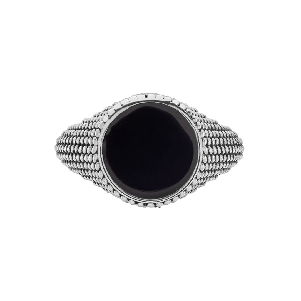 Bague Malek Argent Blanc - Bagues Homme | Histoire d’Or