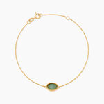 Bracelet Lucky Gems Or Jaune Amazonite - Bracelets Femme | Histoire d&rsquo;Or