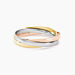 Alliance Entrelacee Ruban Plat Or Tricolore - Alliances Unisex | Histoire d’Or