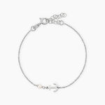 Bracelet Gwenaelle Argent Blanc Perle D'imitation - Bracelets Femme | Histoire d&rsquo;Or