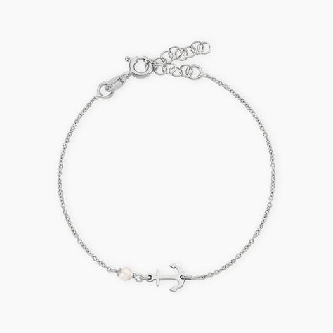 Bracelet Gwenaelle Argent Blanc Perle D'imitation - Bracelets Femme | Histoire d&rsquo;Or