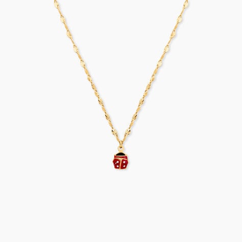 Collier Deena Argent Dor&eacute; A L'Or 750/1000 - Bijoux sans pierre Enfant | Histoire d&rsquo;Or