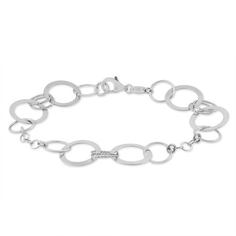 Bracelet Margueritteae Argent Blanc - Bracelets Femme | Histoire d’Or
