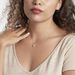 Collier Or Blanc Akli Oxyde De Zirconium - Colliers Coeur Femme | Histoire d’Or