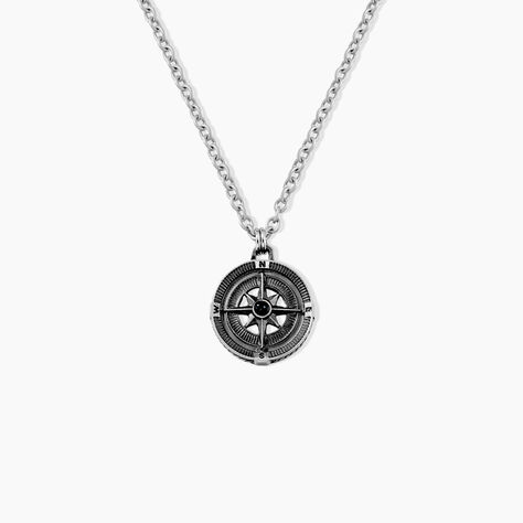 Collier Yoan Acier Blanc - Colliers fantaisie Homme | Histoire d’Or