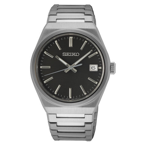 Montre Seiko Classique Noir - Montres Homme | Histoire d&rsquo;Or