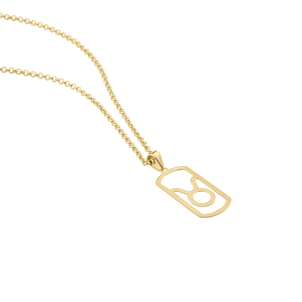 Collier Plaqué Or Prospero - Colliers Zodiaque Homme | Histoire d’Or