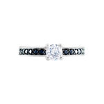 Bague Solitaire Regilla Argent Blanc Oxyde De Zirconium - Bagues solitaires Femme | Histoire d&rsquo;Or