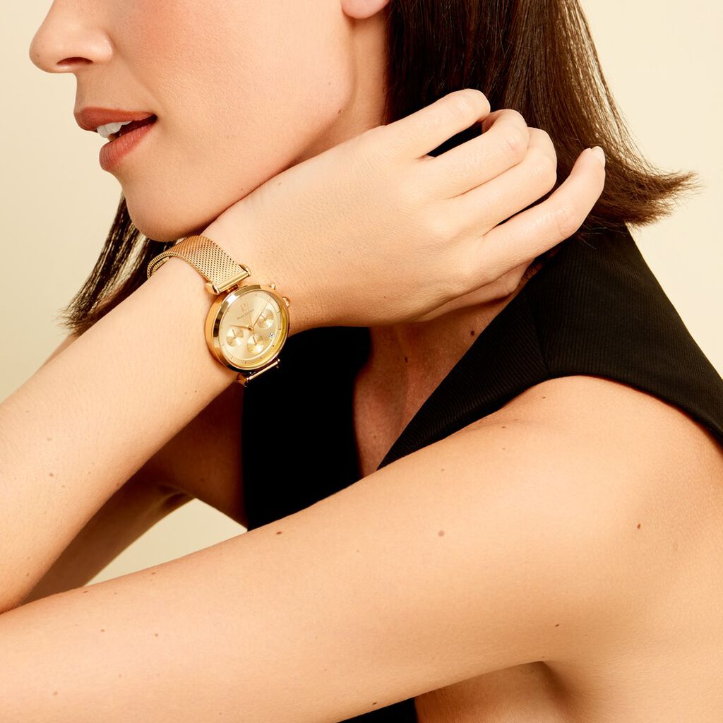 Montre Pierre Lannier Lutecia Doré - Montres Femme | Histoire d’Or