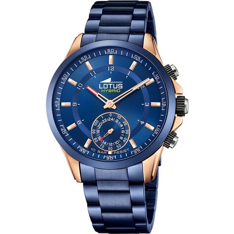 Montre Lotus Connected Bleu - Montres connectées Homme | Histoire d’Or