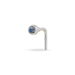 Piercing De Nez Fethi Serti Clos Or Blanc Oxyde De Zirconium - Bijoux Famille | Histoire d’Or