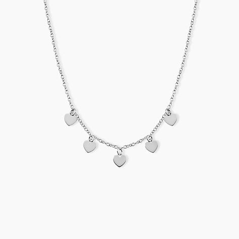 Collier Maryline Argent Blanc - Colliers fantaisie Femme | Histoire d&rsquo;Or